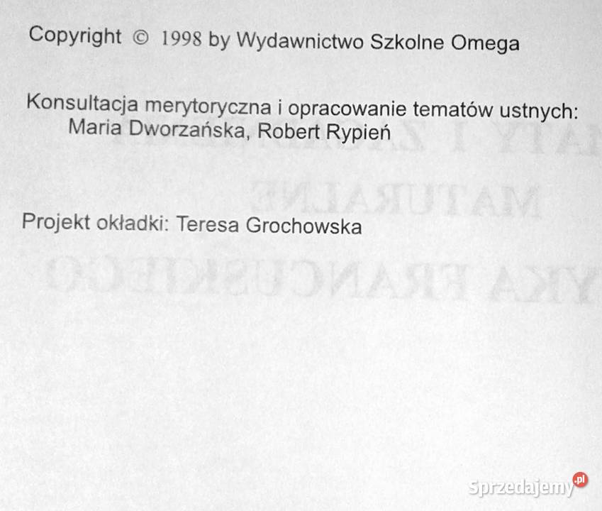 Tematy i zagadnienia maturalne z języka Chełm