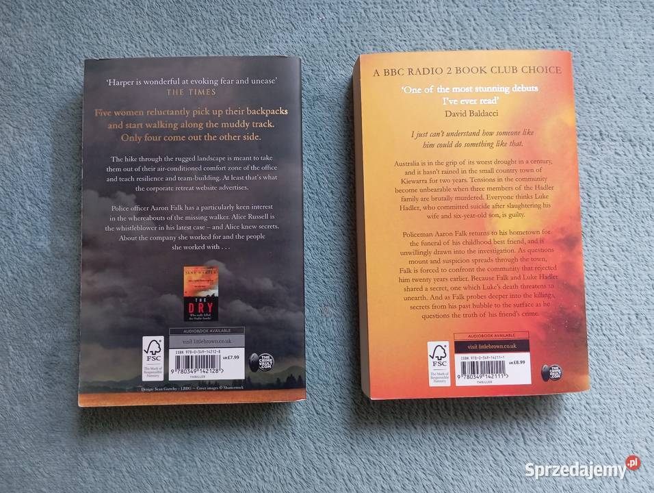 2 Książki angielsku JANE HARPER The Dry and Proza i poezja Warszawa