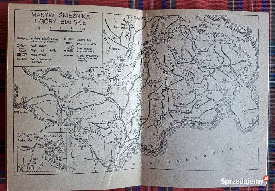 7 dni w masywie Śnieżnika i górach bialskich KR Rok wydania 1984