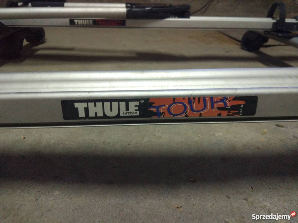 2 Bagażniki rowerowe THULE TOUR relingi dachowe