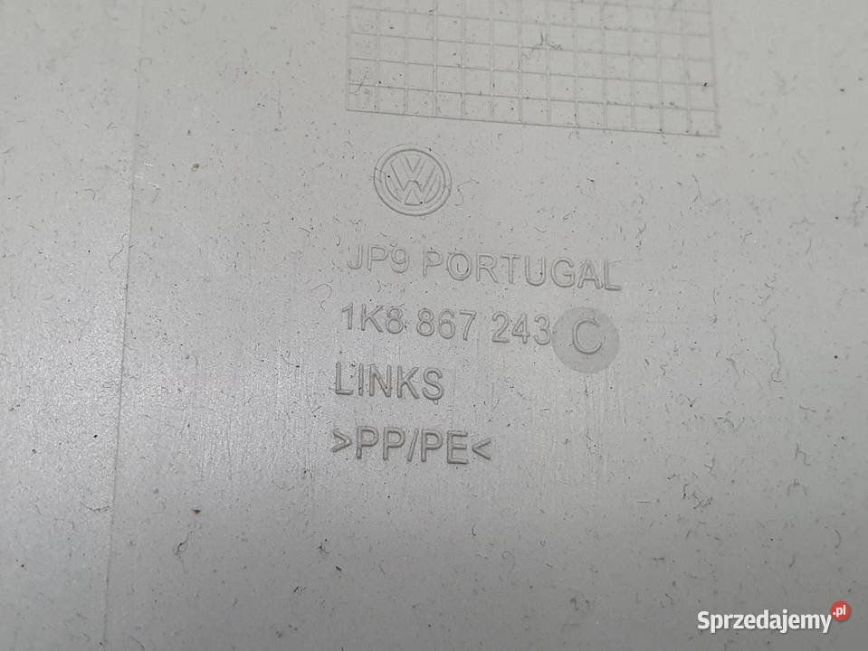 OSŁONA POSZYCIE SŁUPKA LEWE VW SCIROCCO