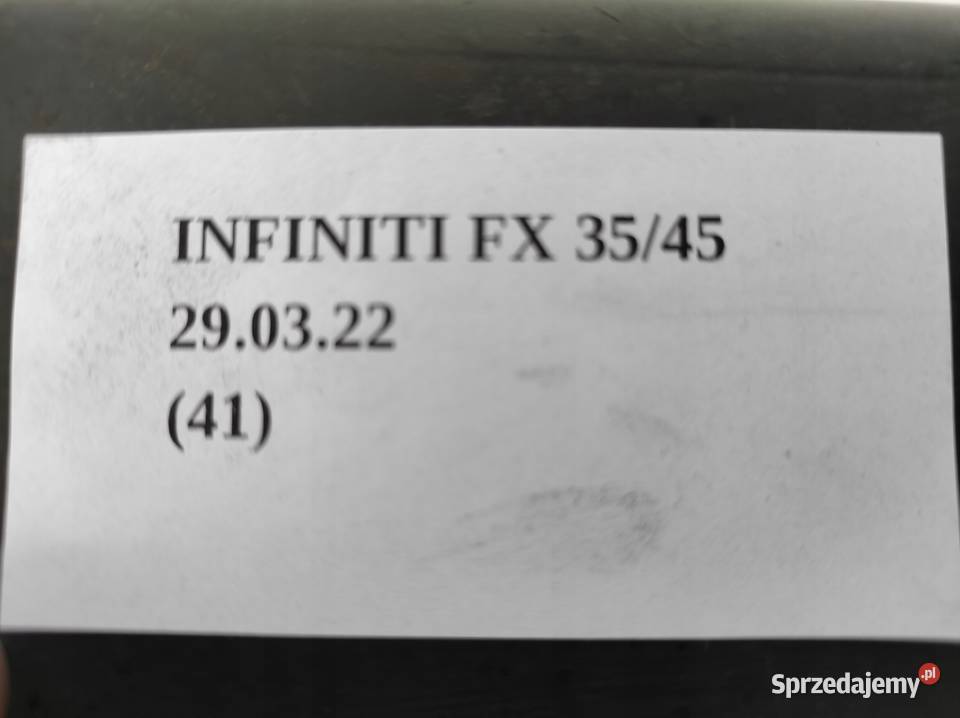 DOLOT WLOT KANAŁ POWIETRZA INFINITI FX35 35 0308