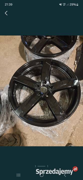 Felgi aluminiowe 5x108 19 czarny połysk małopolskie Śnietnica