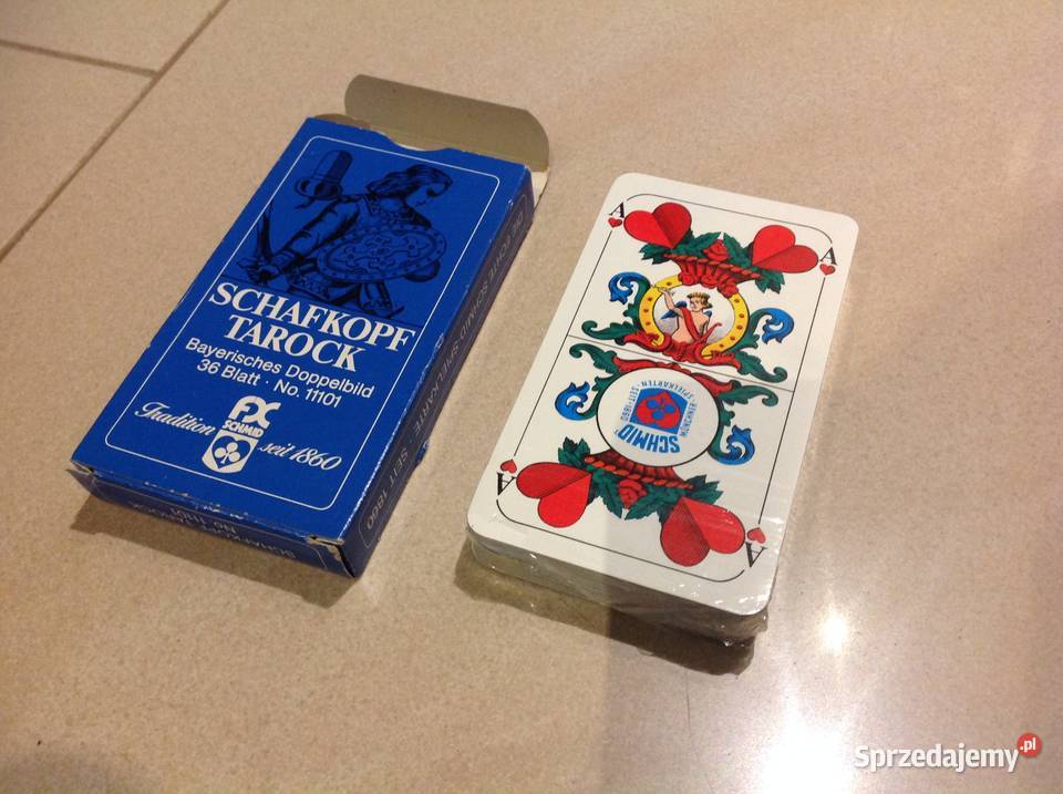 Gra Karciana Skat Karty do Gry w Skata SCHAFKOPF Pozostałe Nowa Sól