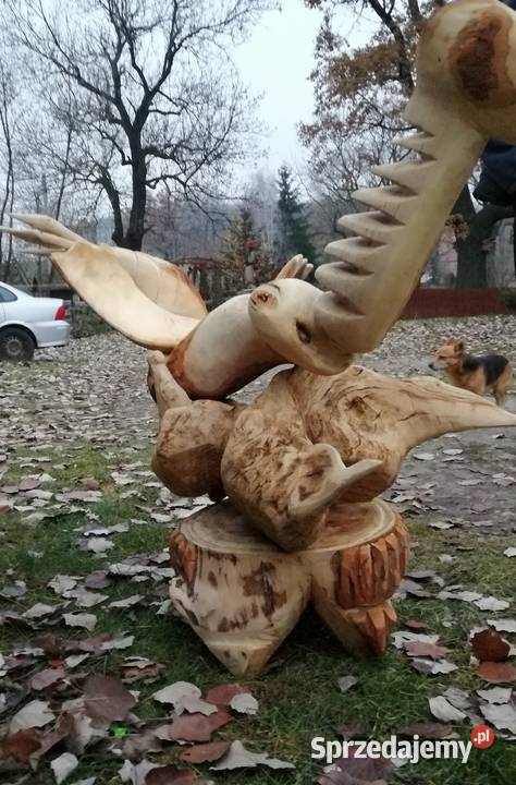 Drapak kota z drewna dolnośląskie