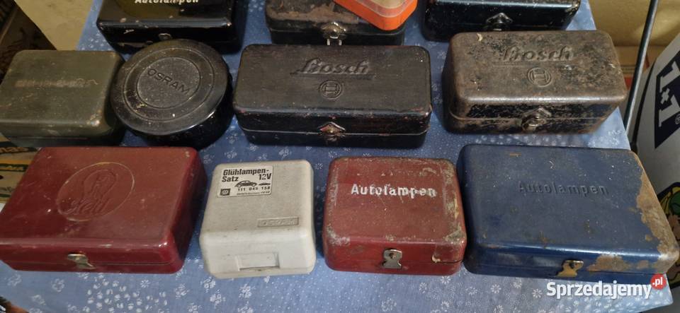 Puszki na żarówki bosch osram itp wyprzedaż Łódź sprzedam