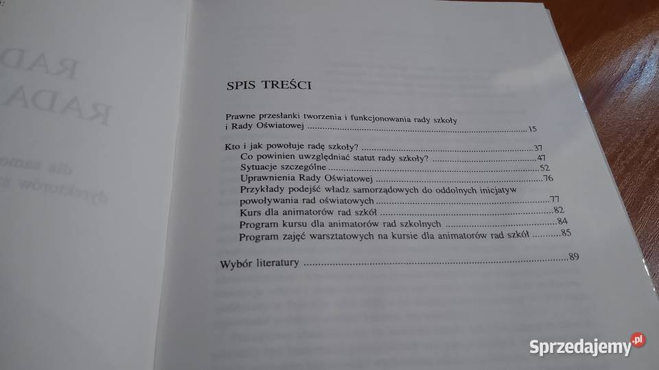 Rada szkoły Rada Oświatowa przewodnik dyrekt Gdańsk