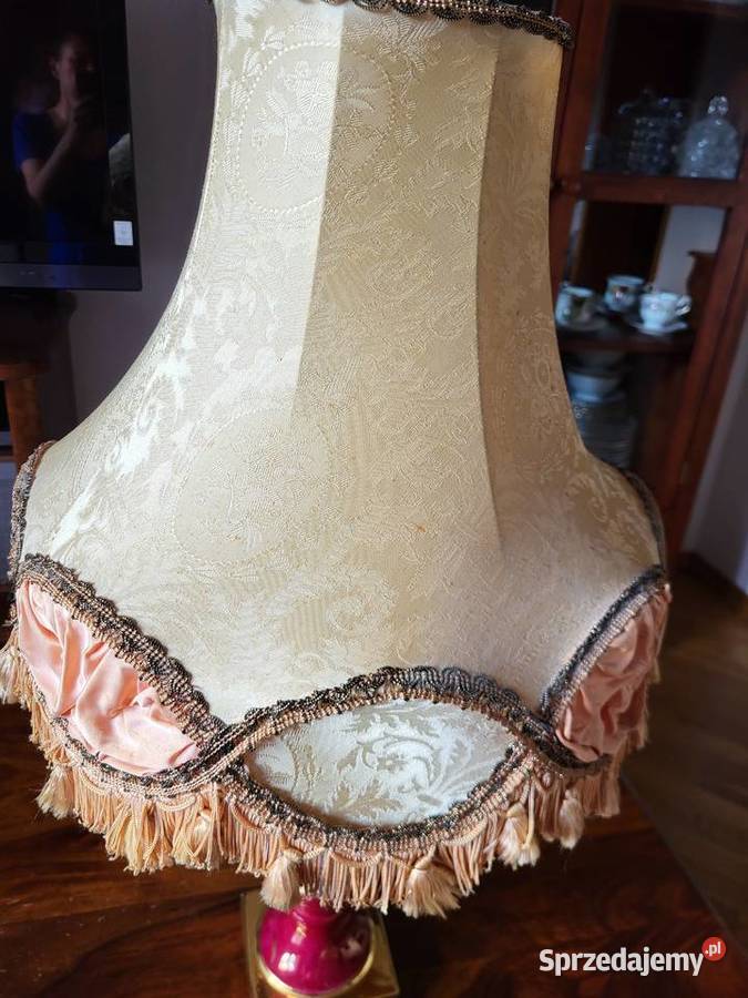 Porcelanowa belgijska lampa Warszawa