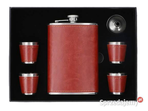 Piersiówka ze Stali Nierdzewnej w Brązowej Ostrowy nad Okszą