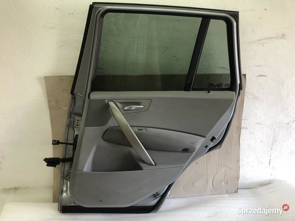 DRZWI PRAWY TYŁ BMW X3 E83 A087 SILBERGRAU