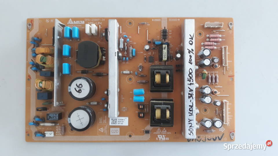 Zasilacz DPS250AP34 SONY KDL37V4500 Orneta sprzedam