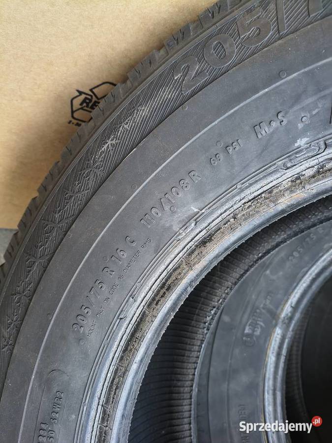 4 opony zimowe Barum 20575 r16c 110108r Rejowiec