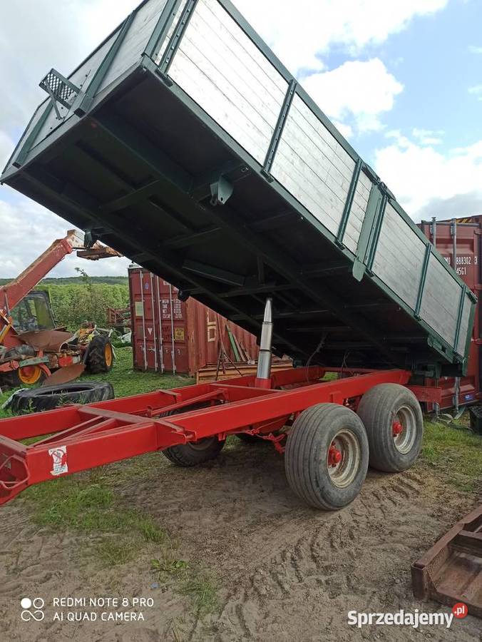 Przyczepa tandem wywrotka 815 t warmińsko-mazurskie Rokitnik
