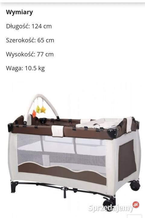 Łóżeczko turystyczne z przewijakiem Chorzów