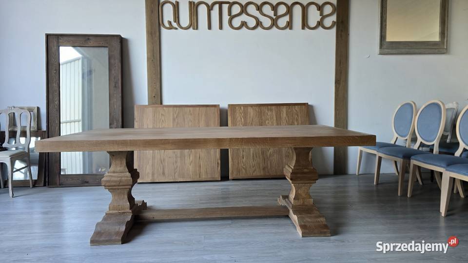 Stół dębowy z możliwością rozłożenia Hampton Warszawa