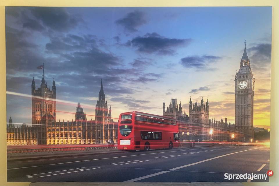 LONDYN OBRAZ PLAKAT 150 X 100 Na Płótnie Wrocław