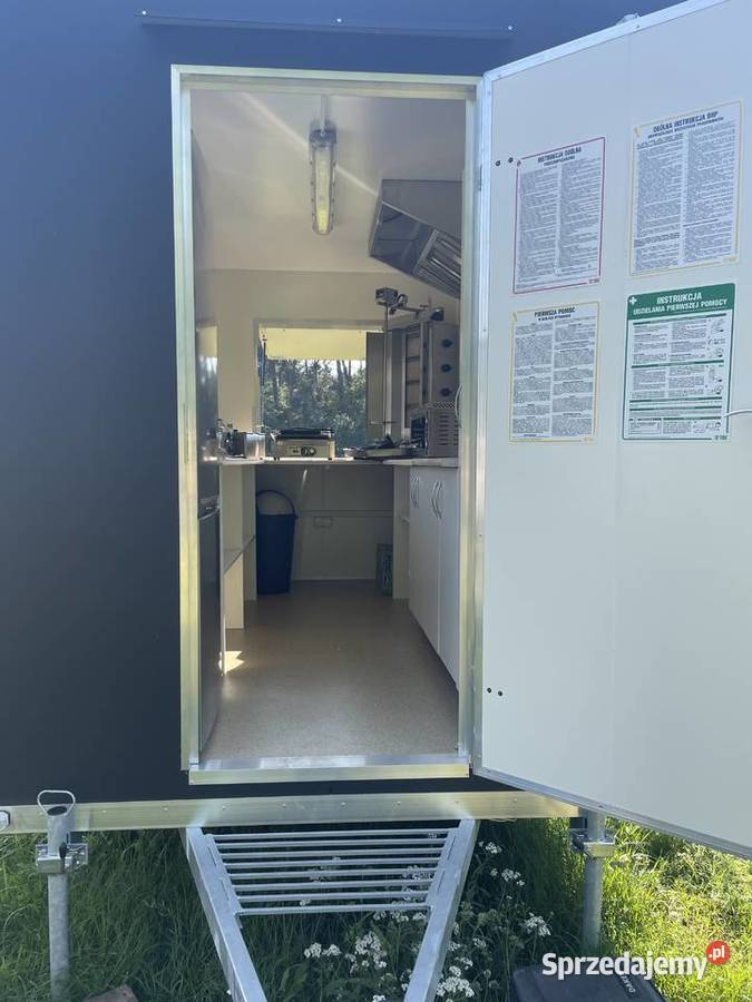 Przyczepa gastronomiczna pod kebab 35m wynajem Luboń sprzedam