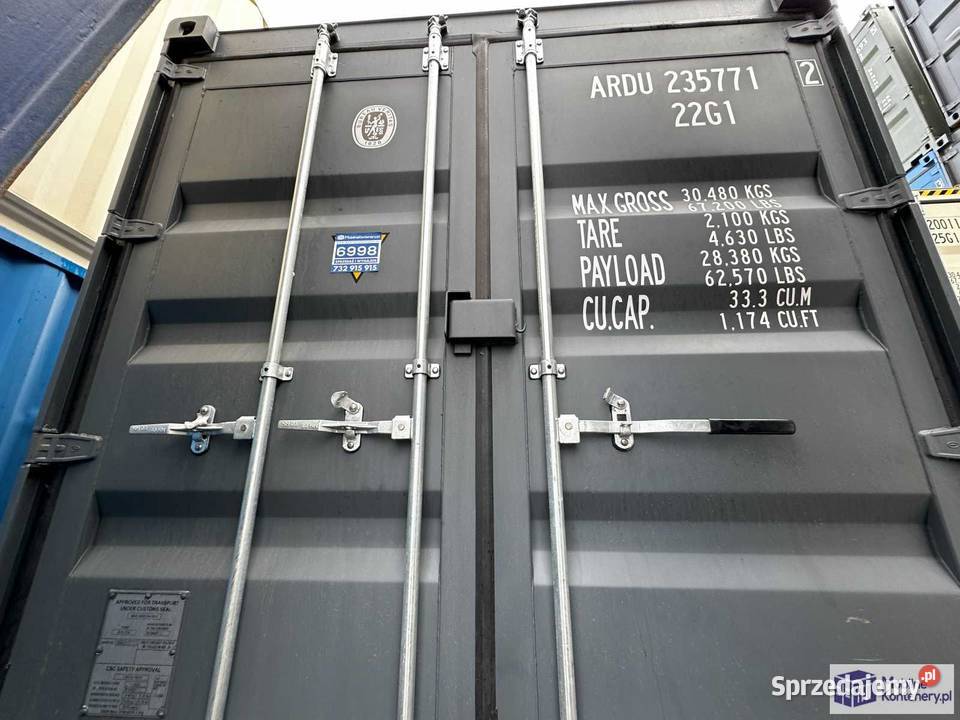 KONTENER MORSKI 20 DV ONE WAY NOWY Magazynowanie Wrocław