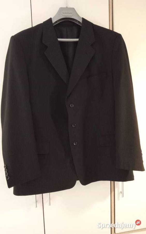 Sprzedam Garnitur Czarny Z Niebieską Nitka Golub-Dobrzyń