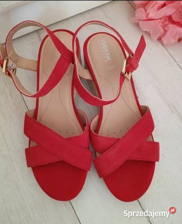 Sandały na koturnie espadryle Geox wartość 690 Geox Sandały i klapki Warszawa sprzedam