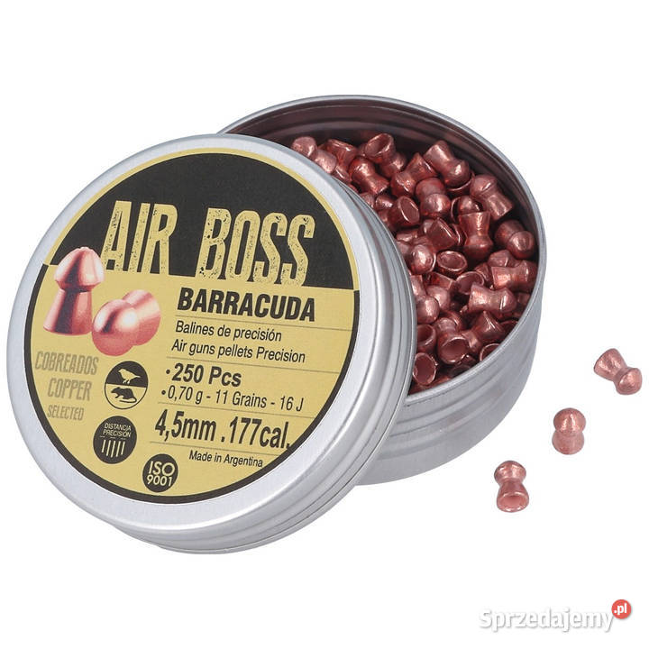 Śrut Apolo Air Boss Barracuda Copper 452 mm 250 mazowieckie Maciejowice