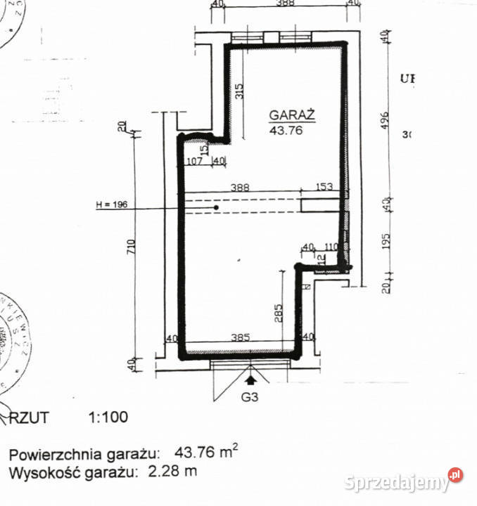 GARAŹ 44 m2 os ALBERTYŃSKIE 26 MAGAZYN WARSZTAT Lokale użytkowe Kraków