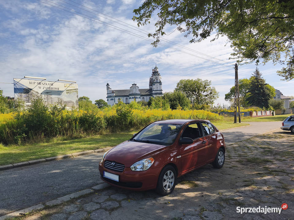 Hyundai Accent z niskim przeniegiem 75000 Białystok