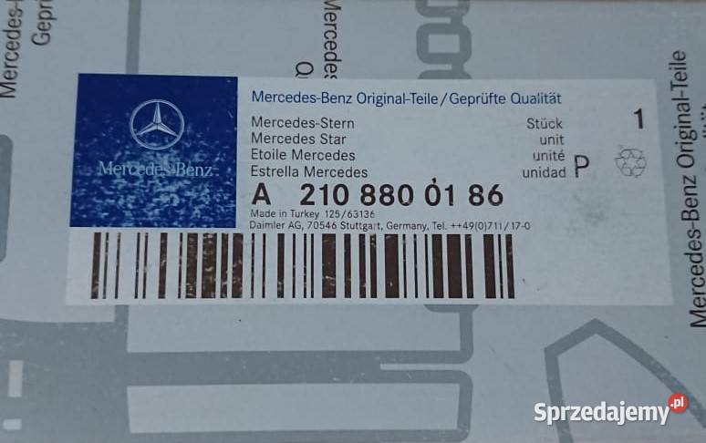 Gwiazda Stern Mercedes Benz Rok produkcji 2000 Złotoryja