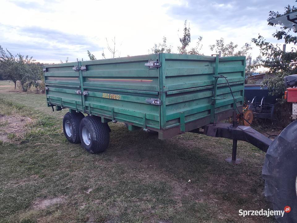 Przyczepa farma tandem 10 ton nieuszkodzony świętokrzyskie Nowa Słupia