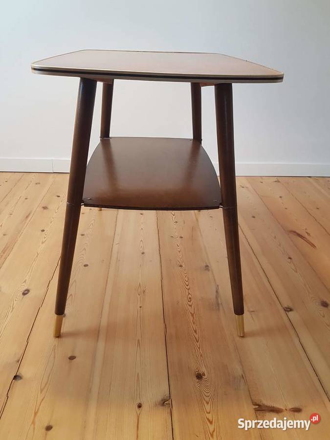 Stolik kawowy patyczak z czasów PRL lata 6070 Szczecin