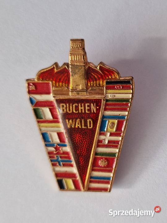 Odznaka Pomnik Buchenwaldu NRD vintage Warszawa