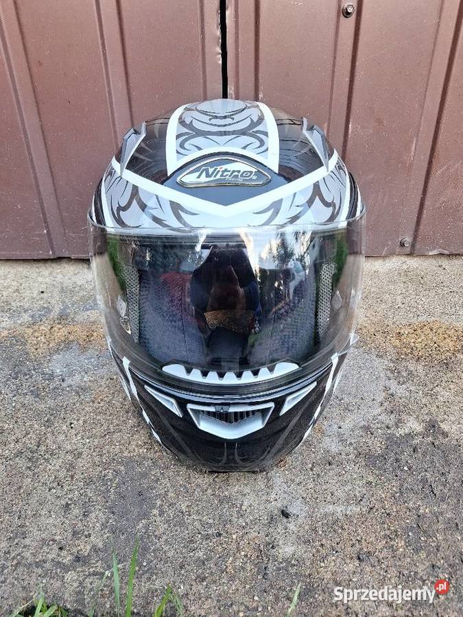 Kask motocyklowy szczękowy Nitro Racing F348 Wola Raciborowska