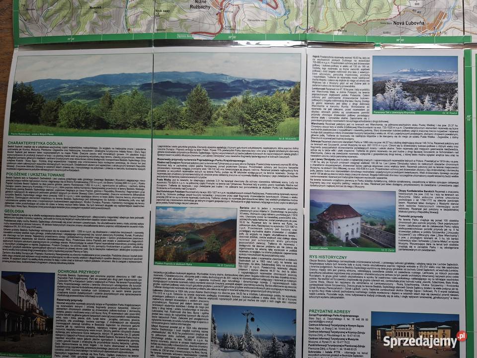 Beskid Sądecki 1 50 000 laminowana comfortmap Kraków sprzedam