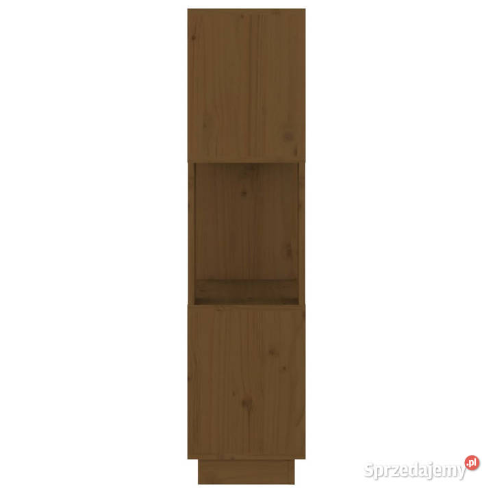 Regał na książkiprzegroda miodowy brąz 51x25x101