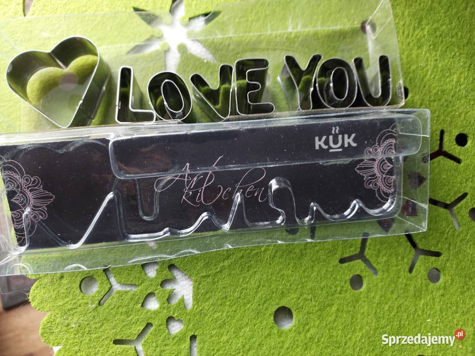 Wykrawacz do ciasta metal LOVE You Nowy Wrocław