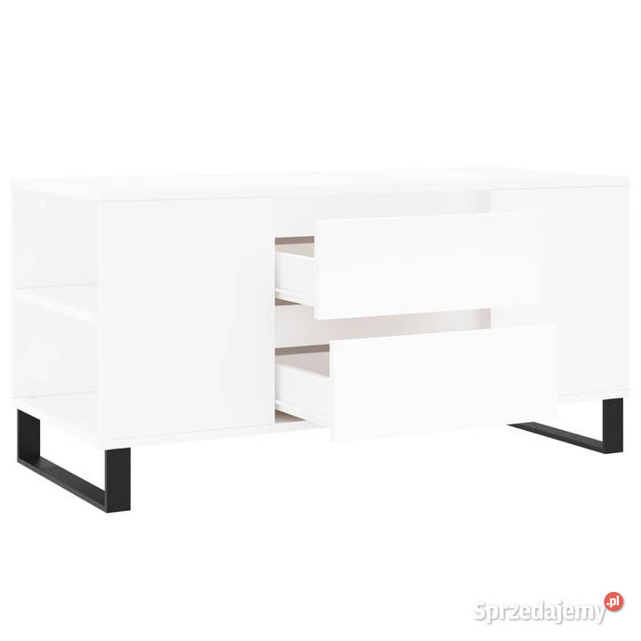 Stolik kawowy biały 102x445x50 materiał mazowieckie Warszawa
