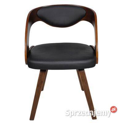 vidaXL Krzesła stołowe 4 ciemnoszare gięte Warszawa