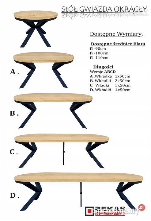 Zestaw STÓŁ Okrągły Gwiazda 4 Krzesła mazowieckie Warszawa sprzedam