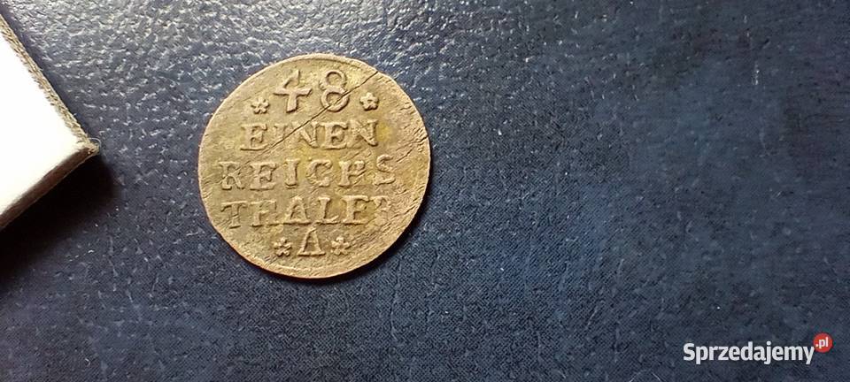Stare monety 148 talara 1750 Niemcy srebro Numizmatyka Kolekcje Lesko sprzedam
