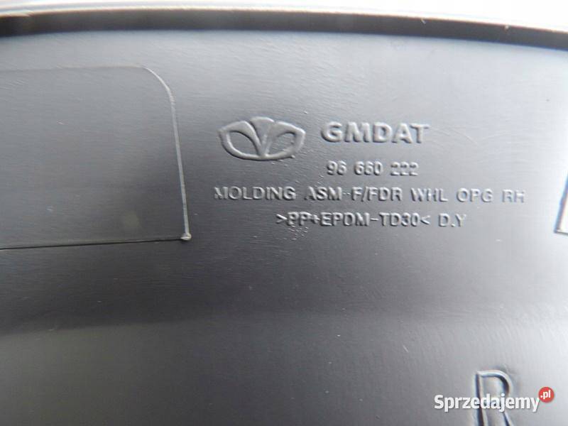 LISTWA BŁOTNIKA PRAWA PRZÓD OPEL ANTARA 2006 osobowe