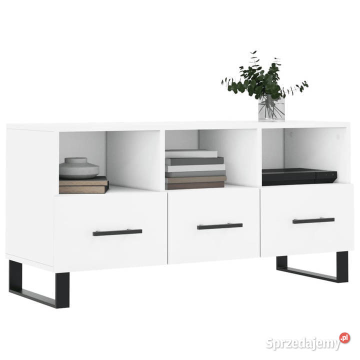 Szafka pod TV biała 102x36x50 materiał Meble mazowieckie Warszawa