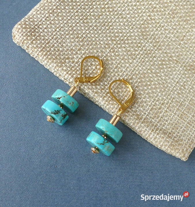 Kolczyki z Turkusów Słupsk