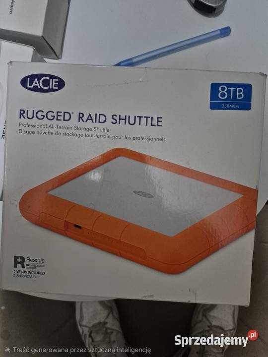 LaCie Rugged RAID Shuttle 8 TB Zewnętrzny zewnętrzny