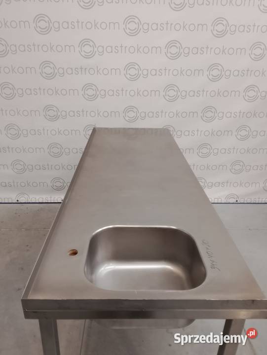 STÓŁ BAROWY ZE ZLEWEM 210X70X85 Gastronomia