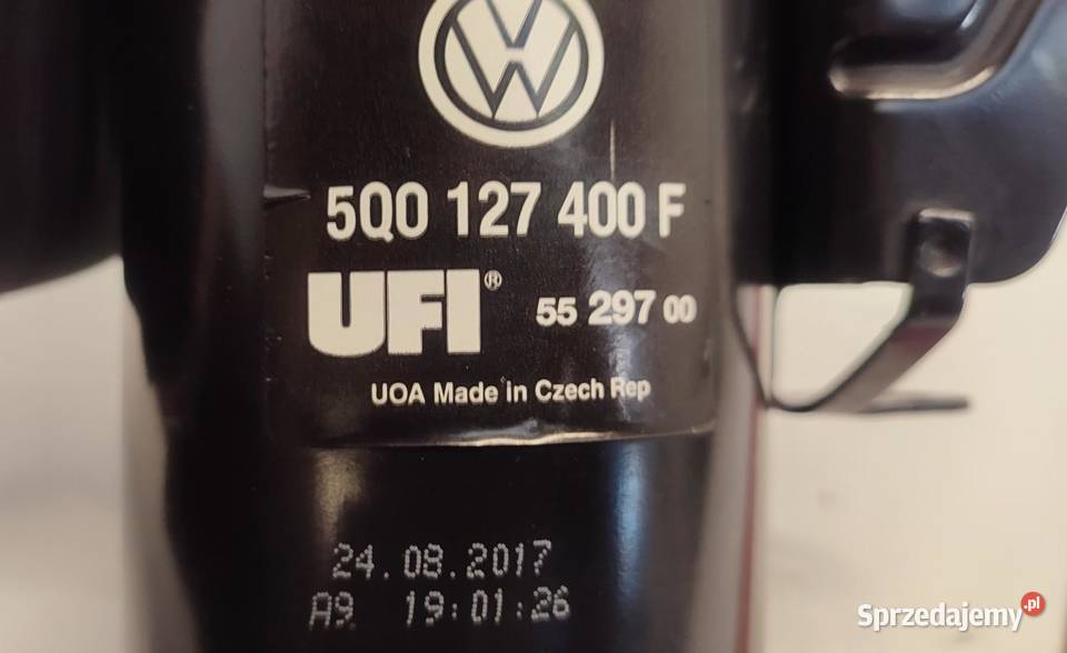 VW TIGUAN II OBUDOWA FILTRA PALIWA 5Q0127400F osobowe Obudowy filtrów