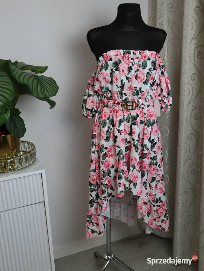 Sukienka hiszpanka ze spodenkami w kwiaty Zgierz