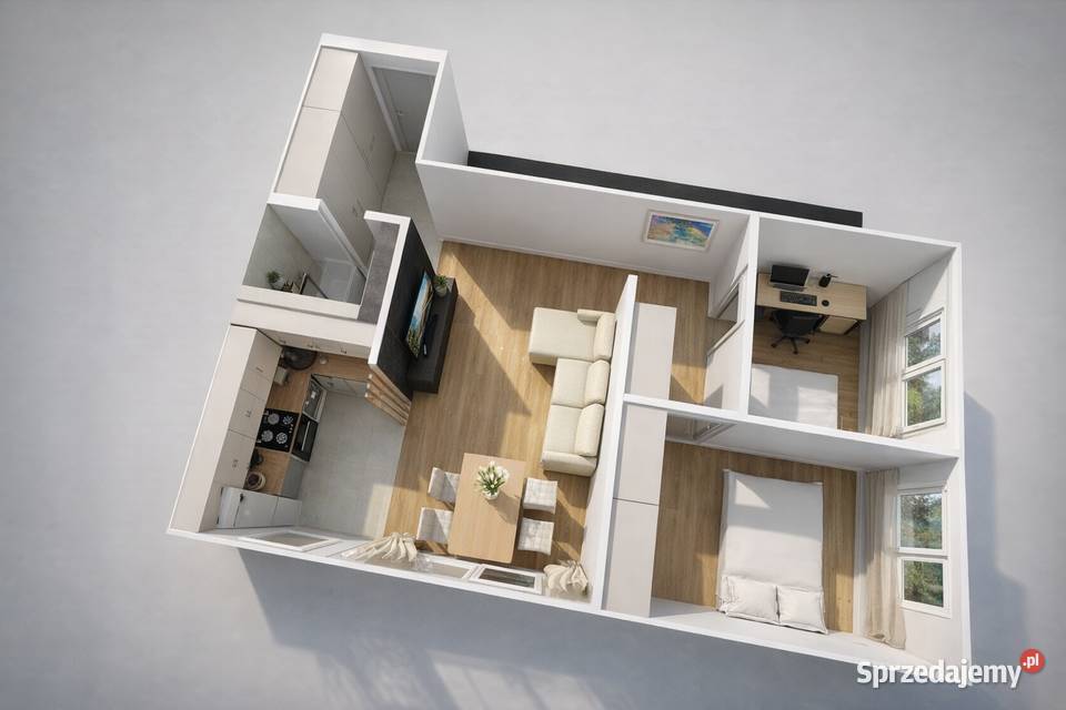 Mieszkanie 3 pokoje Siemianowice Bytków 56m2 Sprzedaż Siemianowice Śląskie