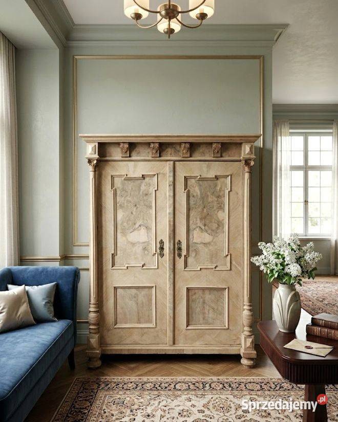 Orzechowa Szafa Eklektyczna AntykiMarki Marki