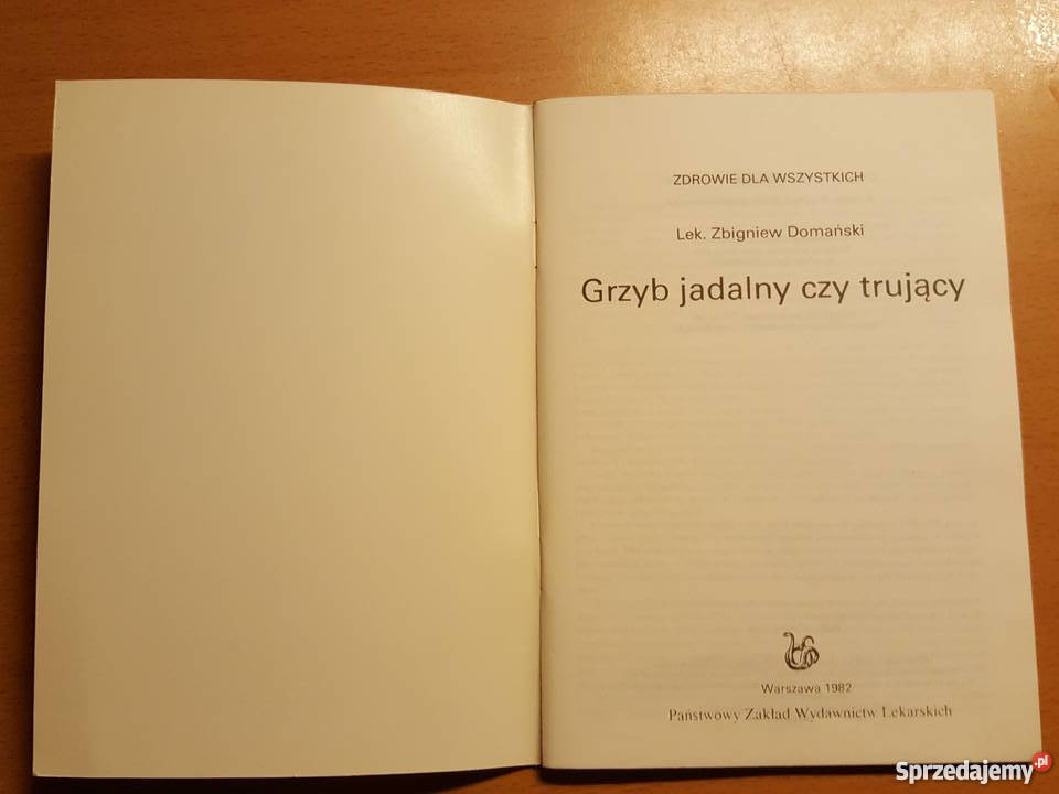 PORADNIK Grzyb jadalny Zbigniew Domański poradnik wielkopolskie Złotniki