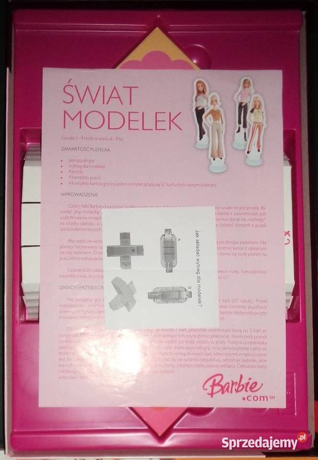 gra planszowa TREFL Świat modelek Barbie 2005 Rzeszów sprzedam
